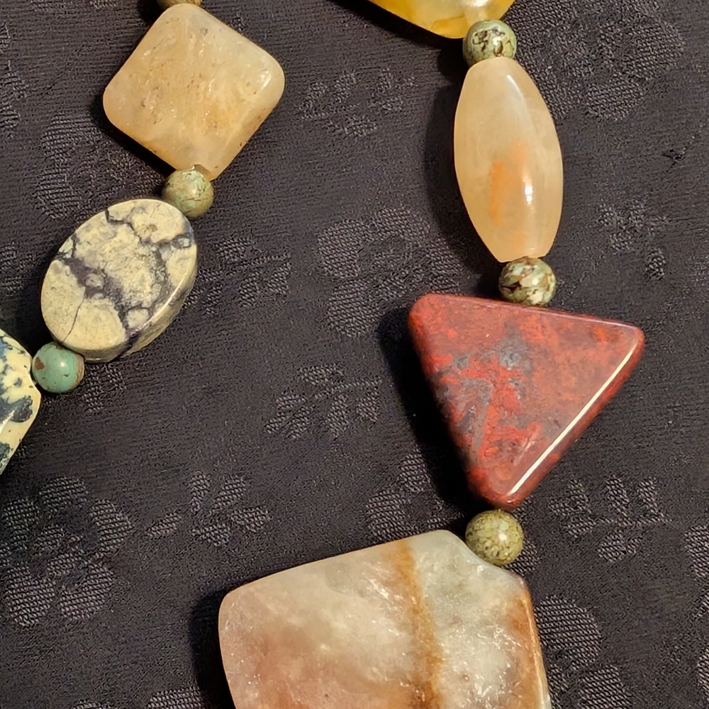 Jay King DTR Sterling Silver Multicolor Stone Necklace Bracelet Set DRT - Picture 4 of 16